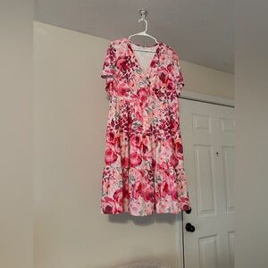 Floral Pink Dress